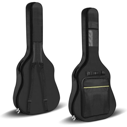 Loc-Housse De Guitare De 41 Pouces,Grande Capacité,Imperméable,Épaisse,Indéchirable,Convient Pour Guitares De 39 À 40 À 41 Pouces,Noir ,106 * 41 * 8cm,Concert