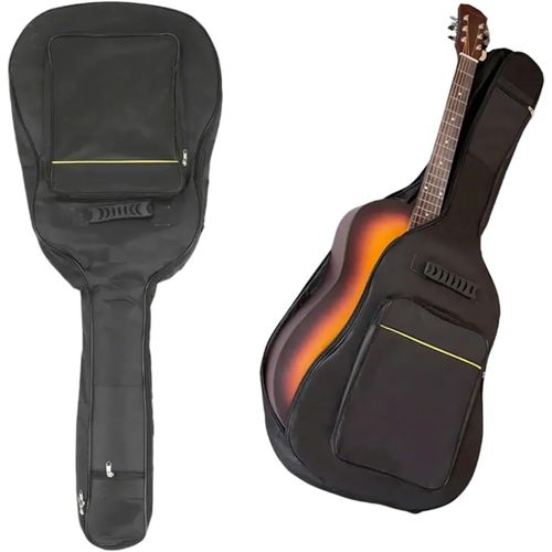 Loc-Étui De Guitare Classique Souple,41in Coton Zip Tissu Oxford Housse Guitare Acoustique Pour Guitares