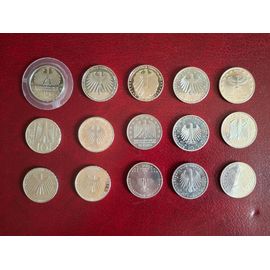 Lot De 15 Pièces De 10 Euros D'Allemagne 2011 - 2015 Différentes