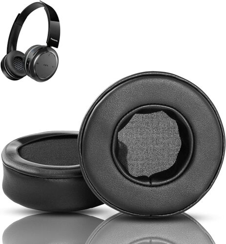 KAL-Coussinets De Remplacement Professionnels Compatibles Avec Les Casques Panasonic Rp-Btd10 Rp-Btd5, Housse D'Oreillettes En Cuir Protéiné Doux Pour La Peau