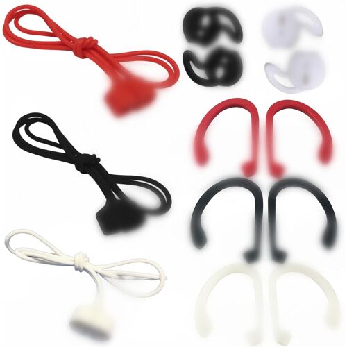 KAL-Crochets D'Oreille De Rechangecrochets D'Oreille Anti-Pertepour Écouteur, En Silicone Souple Amovible.