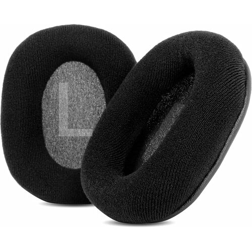 KAL-Rp-Ht480C Coussinets De Rechange Compatibles Avec Casque Panasonic Rp-Ht480 Ht480Cs En Velours Noir