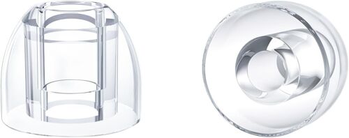 KAL-Kbear Kt01 Paire D'Embouts De Rechange En Silicone Liquide Hautement Élastiques Pour Écouteurs Dans L'Oreille, Degré De Liaison Élevé, Paroi Tubulaire Épaisse, Embouts Plus Propres