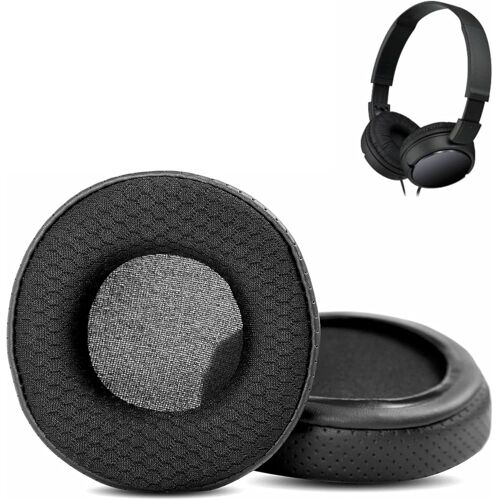 KAL-Coussinets Compatibles Avec Sony Mdr-V1 Mdr-V2 Mdr-V3 Mdr-V4 Mdr-V5 Casques De Remplacement Coussin (Cuir Respirant/Tissu Durable Et Mousse Mémoire)