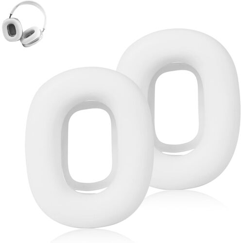 KAL-Coussinets De Protection En Silicone Pour Écouteurs Airpods Max, Résistants À La Transpiration Pour Airpods Max Sans Fil, Accessoires De Protection Faciles À Laver, Blanc