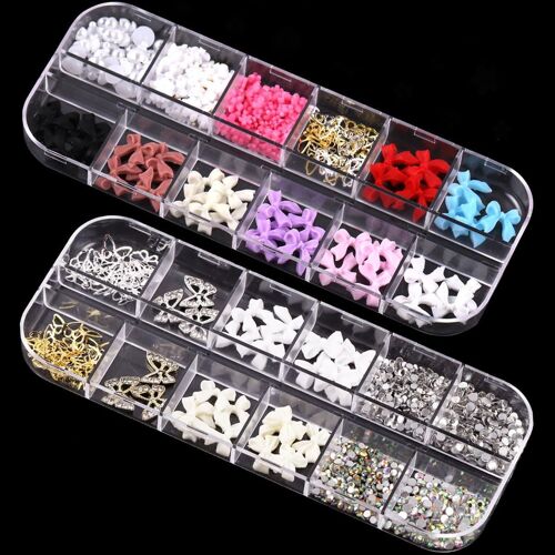 Kal-D Aurora Bow Nail Art Charms 