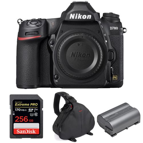 Nikon D780 Nu + SanDisk 256GB Extreme PRO UHS-I SDXC 170 MB/s + Nikon EN-EL15b + Sac | Garantie 2 ans