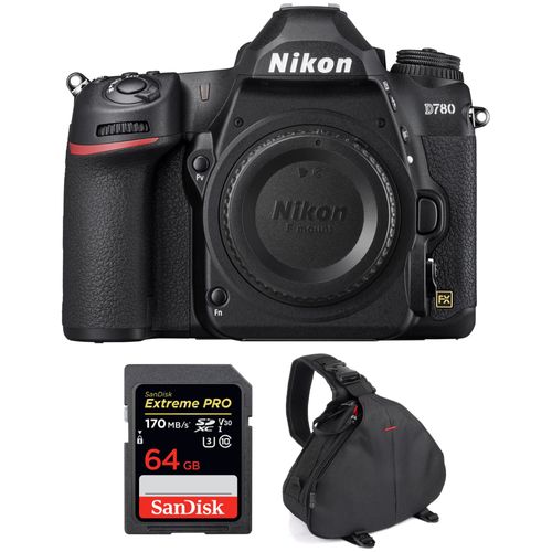 Nikon D780 Nu + SanDisk 64GB Extreme PRO UHS-I SDXC 170 MB/s + Sac | Garantie 2 ans