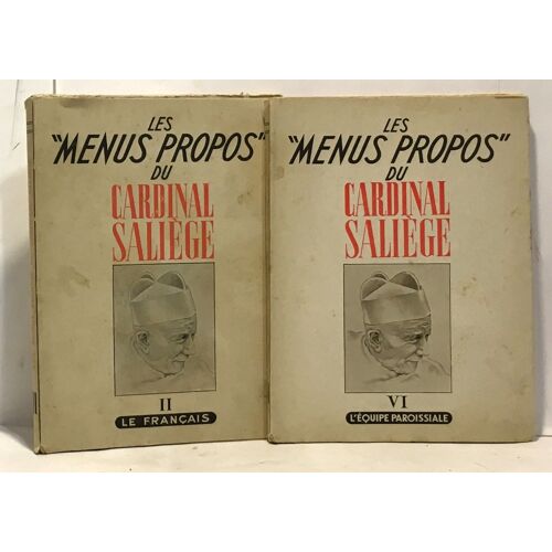 Les Menus Propos Du Cardinal Saliège - Livret Ii: Le Français + Livret Vi: L'équipe Paroissiale --- 2 Volumes