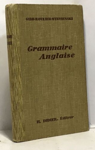 Grammaire Anglaise