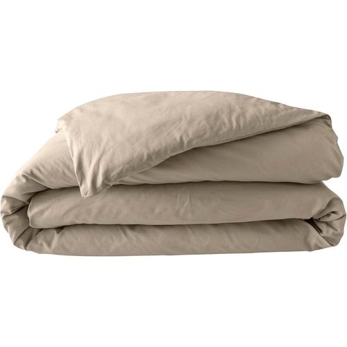 , Housse De Couette (240 X 220 Cm) Percaline Sable, Percale De Coton