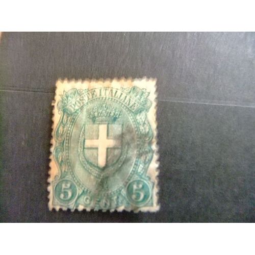 L 122 Italia Italie 1891 / Escudo De Armas / Yvert 58 Fu