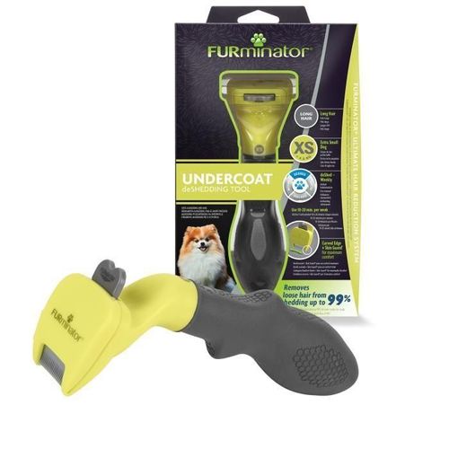 Furminator Outil De Toilettage - Elimine 90 Des Poils Morts - Nettoyage En 1 Clic - Pour Chiens De Tres Petite Taille
