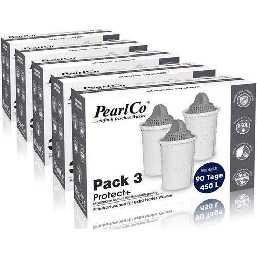 Protect+ Classic - Pour L'Eau Dure - Pack De 15 Cartouches Filtrantes (Compatible Avec Brita Classic)[FIL9260306]