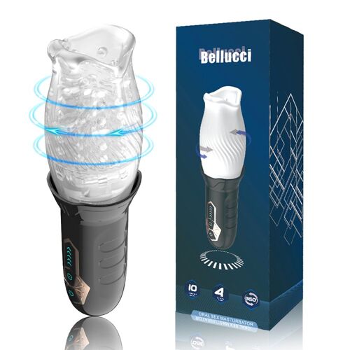 Masturbateur De Succion Rotatif Pour Hommes, Véritable Sexe Oral, Entraîneur De Glans, Massage Du Pénis, Jouet Sexuel Pour Hommes