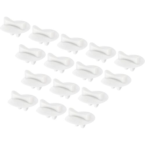 Kal-Industriel Fluorescent Tube Support, Plafonnier Lampe Support Éclairage Fixation Clips Support Pour Maintien T5 T8 Led Clair, Paquet De 15
