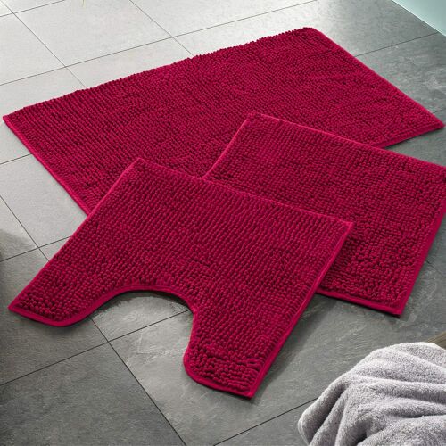 KAL-Tapis De Bain 50X80 Cm - Baie - Antidérapant, Absorbant Et Doux - Sets Modulables Tapis Salle De Bain