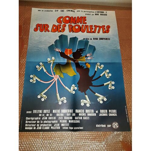 Affiche De Cinéma Comme Sur Des Roulettes 60x80 Cm