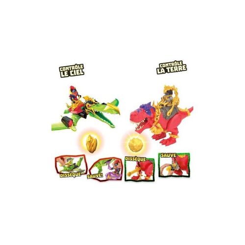 Grande Figurine Tresor X Ptérodactyle Et T Rex
