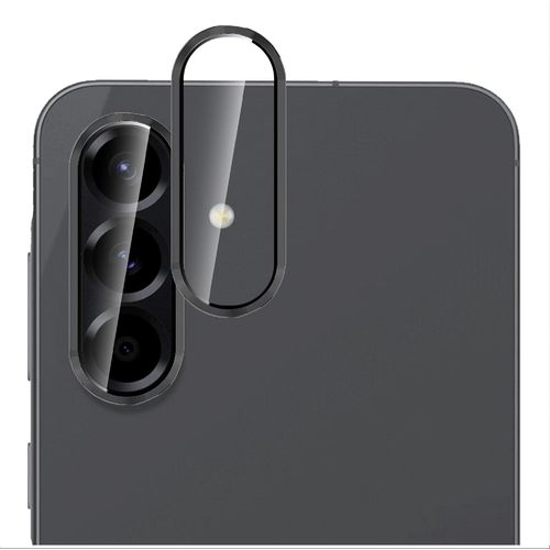[Protection Complète Caméra Arrière Protecteur Compatible Avec Samsung Galaxy A56, [Double Protection] Metal + Verre Trempé, Verre Trempé Camera - Black