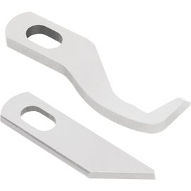 KAL-Lot De 2Pcs Lames Supérieures Et Inférieures Pour Surjeter Lames Supérieures Et Inférieures Compatible Avec Singer S14-S14-S14-S14-S14-Compatible Avec Pfaff Element 1450Ol