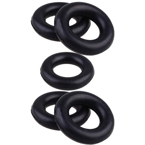 Kal-Lot De 5 Anneaux En Caoutchouc Pour Machine À Coudre Noir