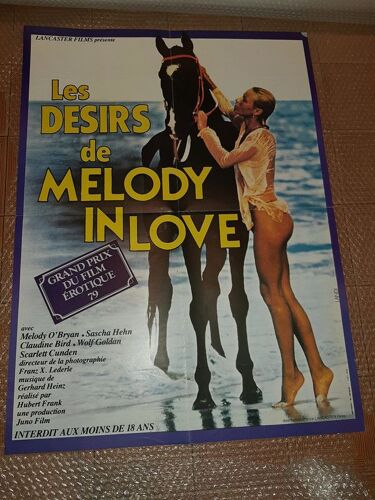 Affiche De Cinéma Les Désirs De Melody In Love 60x80 Cm