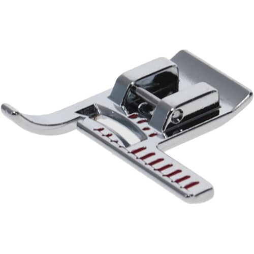 Kal-Accessoire Pied Universel Zig-Zag Avec Guide Marques Rouges Sa189 Pour Machines À Coudre Domestiques Alpha, Singer, Janome, Juki, Elna, Lidl. (7319)