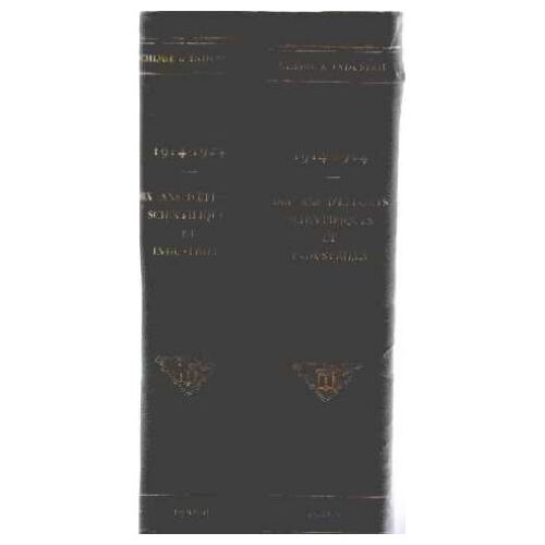 Dix Ans D'efforts Scientifiques Et Industriels 1914-24. Tome 1.+ T2 Avant-Propos De Jean Gerard. Introduction Par Daniel Berthelot
