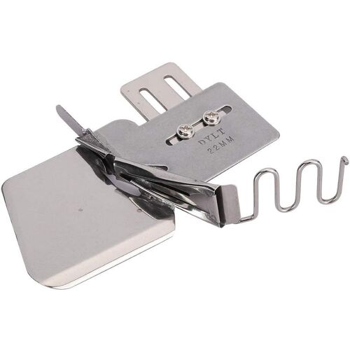 KAL-Pied-De-Biche À Ourlet Roulé, Cylindre Extensible À Double Dossier Pour Ourleur À Couture À 4 Plis Pour Accessoires De Machine À Point Noué Industriel[22 Mm] Pieds-De-Biche