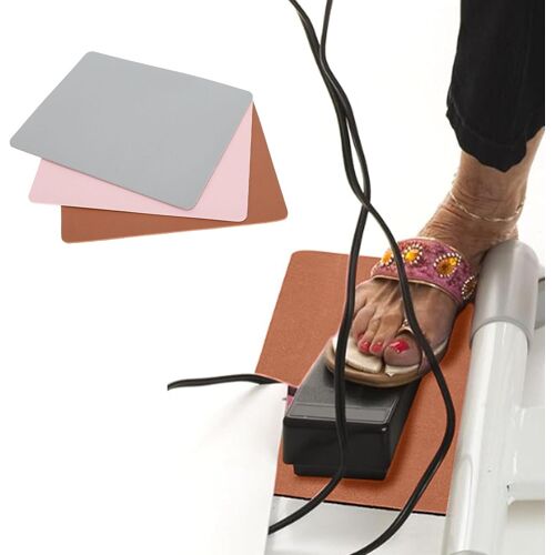 KAL-Tapis De Pédale De Machine À Coudre, 3 Pièces 9,1 X 7,5 Tapis En Caoutchouc Antidérapant, Maintient La Pédale En Place, Coussin De Pédale Facile À Nettoyer Pour Tapis De Sol Dur