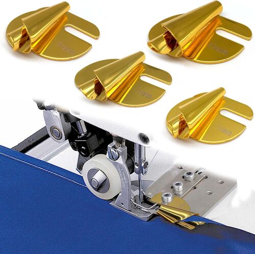 KAL-Kit Pied Ourlet Roulé À Coudre Pied À Coudre Ourlet Roulé Pieds De Biche Pour Ourlet Roulé 4 Pcs Pieds-De-Biche Ourlés Pour Machine À Coudre, Accessoires De Couture, (3/4/5/6) Mm