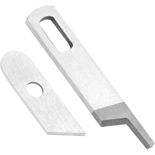 KAL-Set Couteau De Machine À Coudre Pour Singer 412585 550449, Couteau Surjeteuse Professionnel,Lames De Surjeteuse,Couteau Supérieur Et Inférieur Pour Surjeteuse Domestique