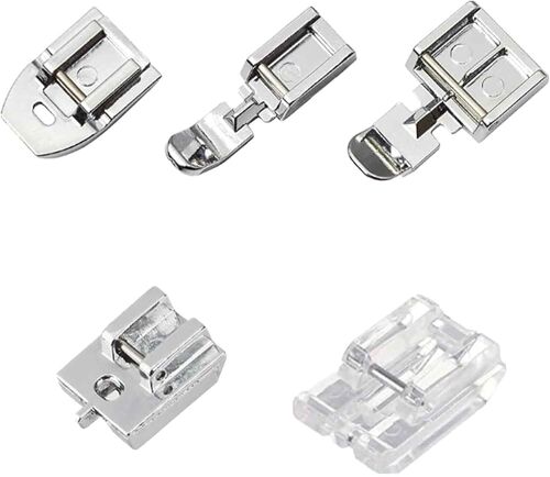 KAL-Pièces Pied De Biche Machine A Coudre,Pied-De-Biche Pour Machines Brother Singer Fermeture Pieds Accessoires Presseur Foot Ensemble Modelisme Modèle Piquant Pressersurjet Éclair Zipper Surjet (