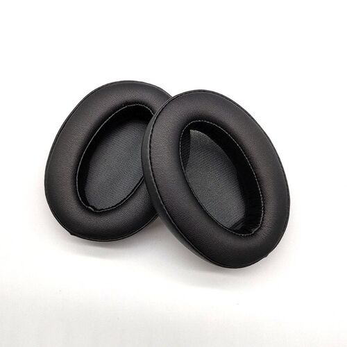 Coussinets d'oreille pour Sony Casque WH-H910N,Housse de Coussins d'oreille en Mousse à Mémoire de Forme en Cuir Protéiné(Noir)