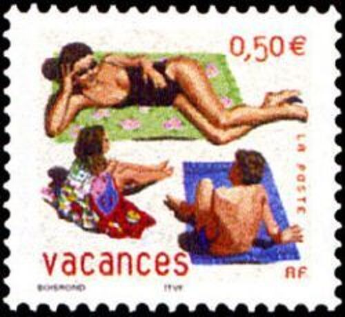 Timbre France 2003 Oblitéré Vacances 0.46 Yt3577