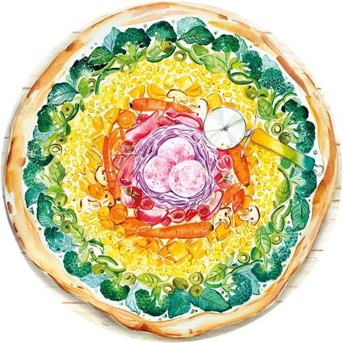 Circle Of Colors - Pizza - Puzzle 500 Pièces