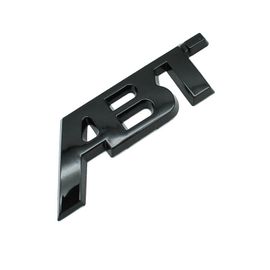 Applicable À Audi Volkswagen Logo Abt Modifié Allemand Seat Skoda Autocollant Arrière En Métal À Maille Moyenne (Noir 8 * 3.3cm)