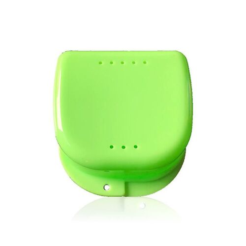 Étui De Rangement Pour Appareils Dentaires, Protège-Dents, Gouttières Anti-Bruxisme, Prothèses Dentaires, Etc. (Vert) 