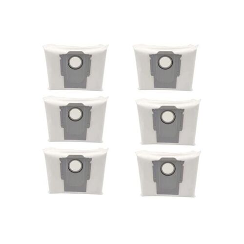Sacs poubelles, accessoires et collecteurs de poussière pour aspirateurs Roborock Q7 T8 S7 MAXV Ultra/Q7 MAX, 6 pièces