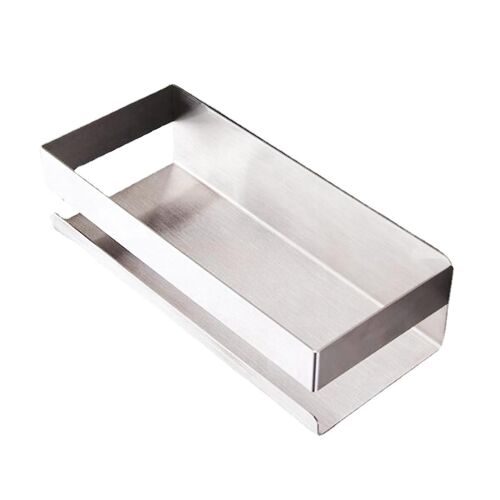 Étagère de douche autocollante sans perçage, étagère de salle de bain en acier inoxydable, 23 x 10 x 8 cm