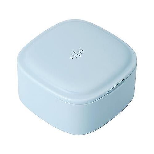 Boîte De Bain Pour Prothèses Dentaires, Boîte Pour Appareils Orthodontiques, Support De Trempage Pour Prothèses Dentaires, Boîte Pour Appareils Orthodontiques, Support De Rangement Pour Protège-Dents (Bleu) 