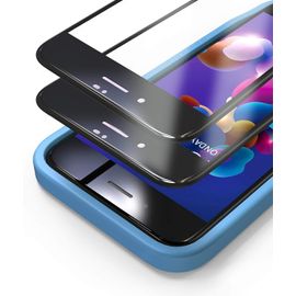 Verre Trempé Iphone 8 Plus/7 Plus [2 Pièces], 3d Couverture Complète Film Protection En Verre Trempé Écran Protecteur Vitre [Kit D'installation Offert] Pour Iphone 8 Plus/7 Plus (Noir)