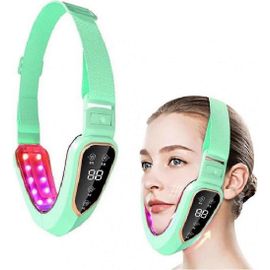 Appareil De Massage Facial Électrique En V, Réducteur De Double Menton, Appareil De Massage Pour Le Visage En V, Appareil De Lifting Facial À Microcourant Ems