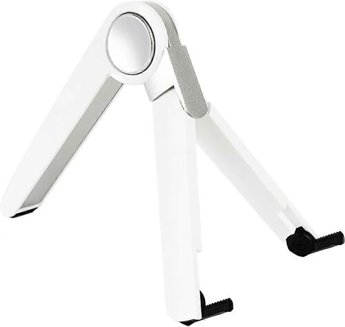 Support De Tablette Réglable Compatible Avec Apple Ipad, Iphone, Samsung Galaxy Et Kindle Fire (Blanc)