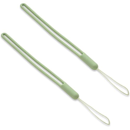 KAL-Lot De 2 Dragonnes Réglables En Silicone Coloré Étanche Pour Téléphone Portable, Clé Usb, Mp3, Mp4, Mini Appareil Photo