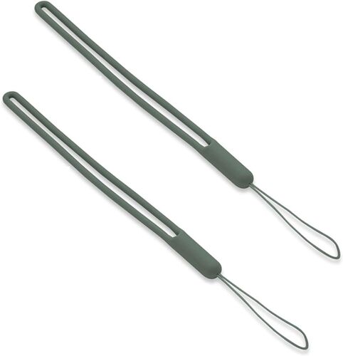 KAL-Lot De 2 Dragonnes Réglables En Silicone Coloré Étanche Pour Téléphone Portable, Clé Usb, Mp3, Mp4, Mini Appareil Photo