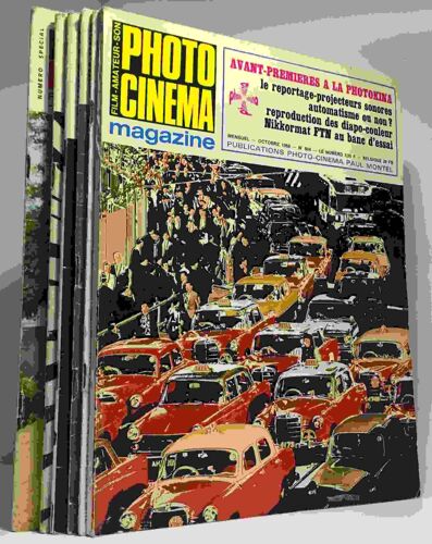 Photo Cinéma Magazine - Film Amateur Son ---5 Magazines: N°780 Oct. 66 + N°781 Nov. 66 + N°792 Oct. 67 + N°783 Janv. 67 + N°785 Mars 67 + N°804 Oct. 68