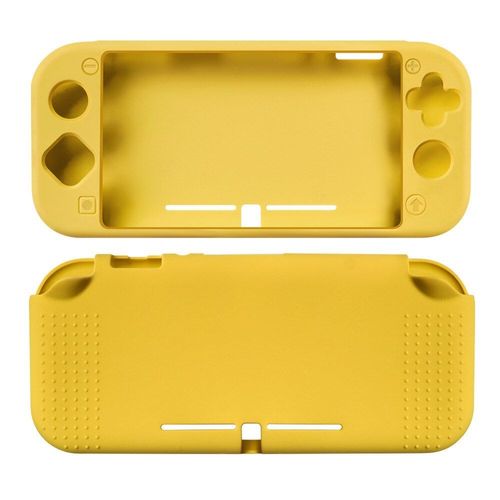 Housse étui silicone de protection pour console Nintendo Switch Lite - Jaune - Straße Game