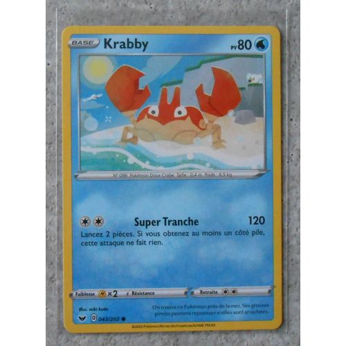 Krabby 43/202 - Epée Bouclier - Vf